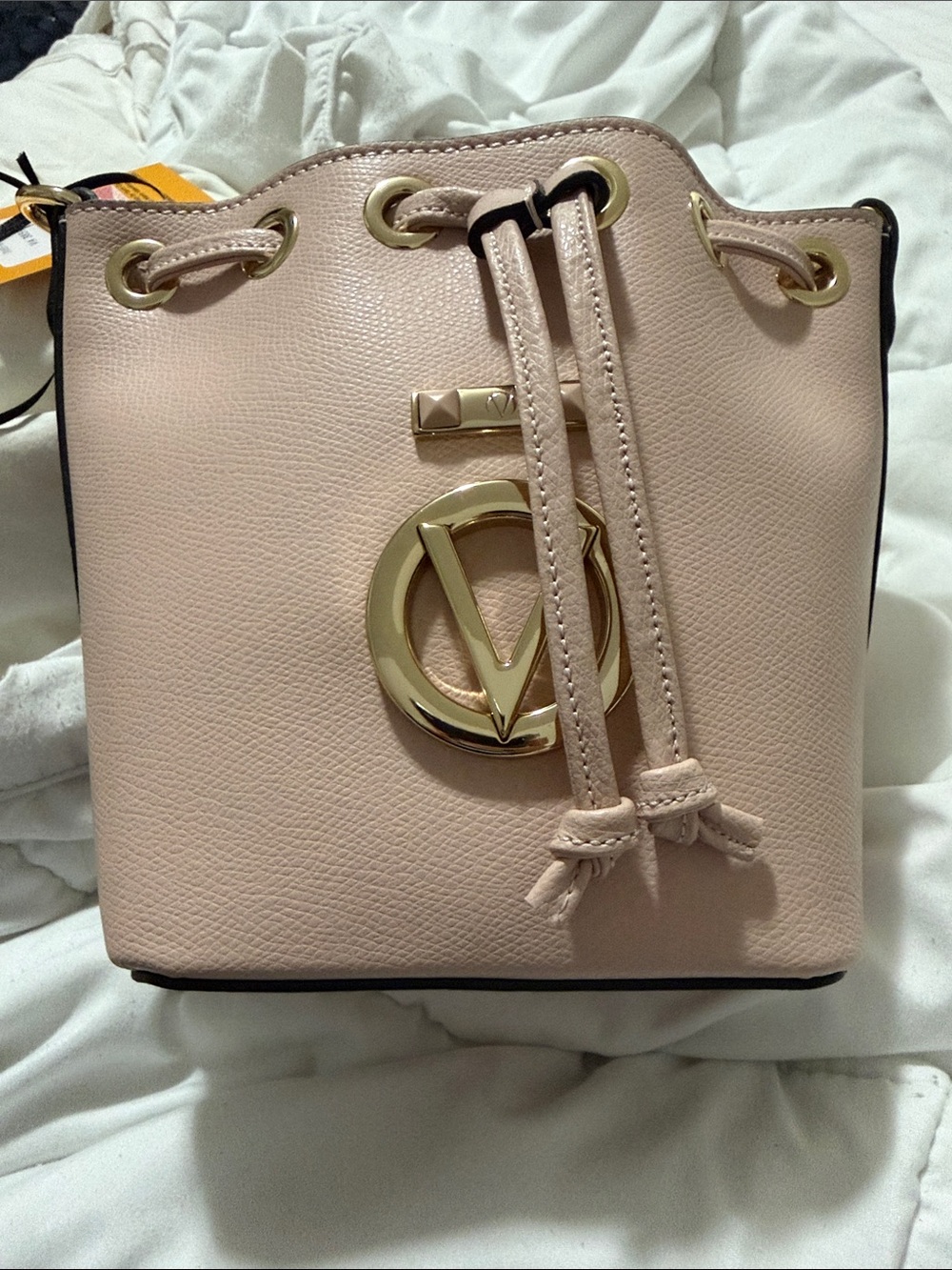 Valentino By Mario Valentino pink Jules Bonbonniere bucket bag (“bonbon”)